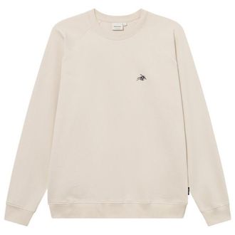Dedicated Sweatshirt Malmoe Ski Crash EMB Pullover f&uuml;r Herren | beige