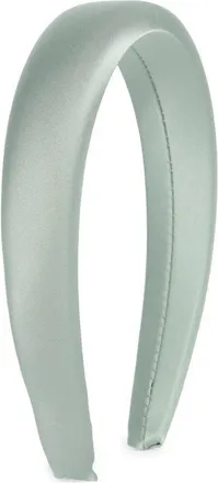 Chelsea28 Puff Satin Headband in Green at Nordstrom