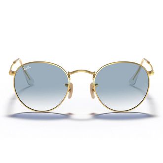 Ray-Ban Sunglasses Rb3447 N 001/3 F Round Metal Gold/Blue Unisex