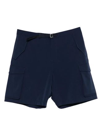 Paul Smith belted cargo shorts - men - Elastane/Polyamide - L - Blue