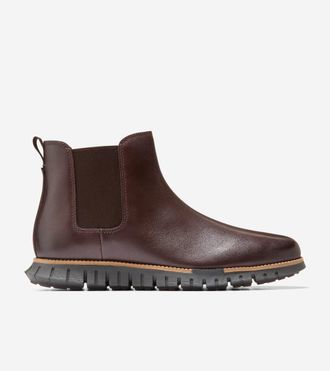 Cole Haan Mens ZER&Oslash;GRAND Remastered Waterproof Chelsea Boots - Brown Size 10.5