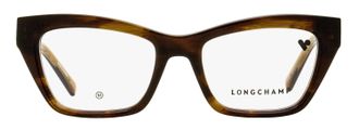 Longchamp LO2762 Arching Brow Line Eyeglasses - Brown
