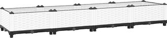 vidaXL Arriate Polipropileno 160x40x23 Cm Vidaxl