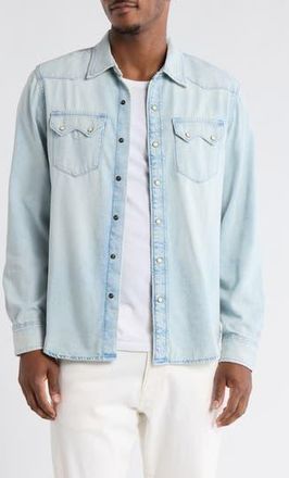 Lucky Brand Denim Western Button-Up Shirt in Hold The Light at Nordstrom Rack, Size Xx-Large