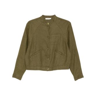 Jcsophie Round Neck Shirt - female - JC Sophie - Shirts - Green - XS - Blouses & Shirts