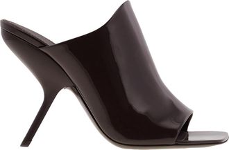 Ferragamo Era X5 Patent Leather Mules, Size 7 C
