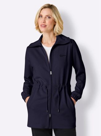 Catamaran Sweatjacke CATAMARAN, Damen, Gr. 36/38, marine, 70% Viskose, 27% Polyester, 3% Elasthan, Sweatjacken Sweatjacke