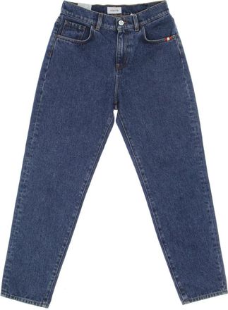 Amish Slim Fit Denim Jeans Stone Washed - Dames - Slim Fit Jeans - Blauw - W27 - Denim - Jeans