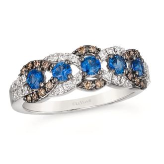 Le Vian Blueberry Sapphire Ring set in 14K Vanilla Gold