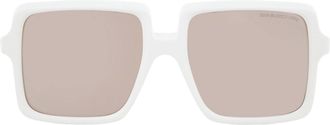Cutler and Gross Brown Square Ladies Sunglasses CGSN139858 003 58