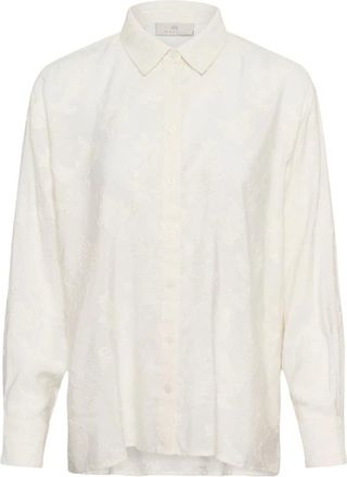 Kaffe KAgalina Blouse - Dames - Blouses & Shirts - Wit - Maat: L Viscose