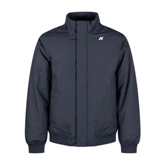 K-Way Arsene Warm Micro Canvas - Heren - Jassen - Blauw - Maat: M Katoen