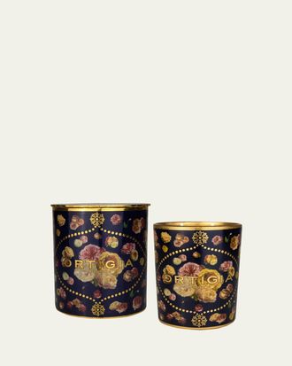 Ortigia Rose Antiche Decorated Candle, 13.4 oz