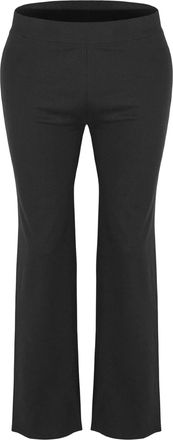 Generic Ladies Ex M&S Cotton Jogging Bottoms Yoga Gym Straight Leg Jogger Pants (16,Regular Black)