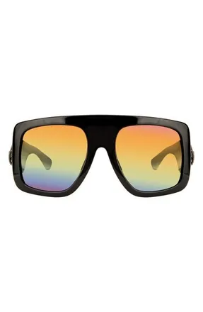 サングラス Ch0237sk Sunglasses - Chloe - Acetate - Black Chloe CH0237SK 002 Sunglasses - US