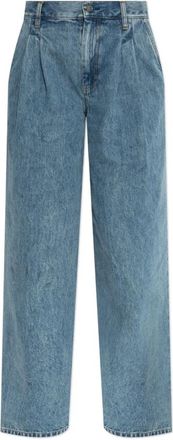 Helmut Lang Jeans, Dames, Blauw, W29, Katoen, Jeans met logo