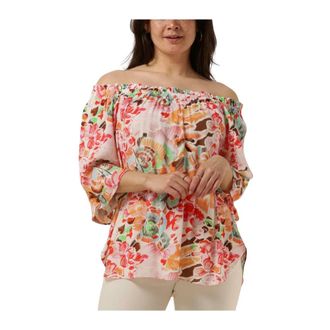 Mos Mosh MOS Mosh, Overhemden, Dames, Veelkleurig, S, Botanico Blouse Roze Bloementop