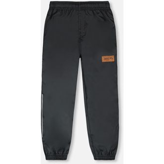Deux par Deux Gender Inclusive Splash Pants in Recycled Polyester in Black at Nordstrom, Size 24M