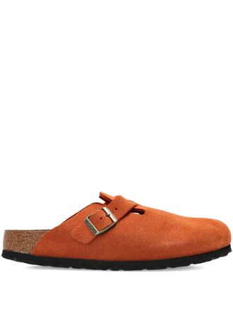 Birkenstock Boston buckle strap mules - Arancione