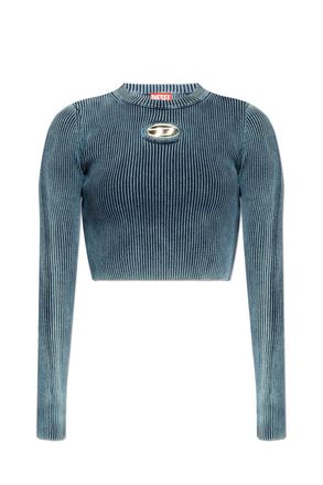 Diesel m-anchor-a Knit Crop Top