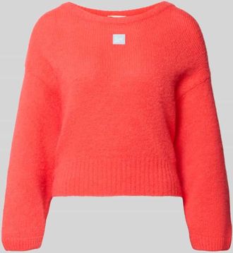 American Vintage American Vintage Relaxed Fit Pullover mit Alpaka-Anteil Modell East in Hellrot Melange, Gr&ouml;&szlig;e L