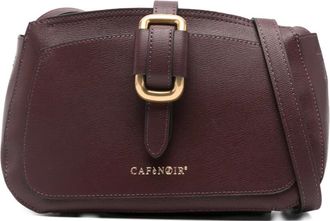 Caf&egrave;noir buckle cross body bag - women - Polyester - One Size - Brown