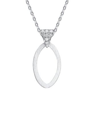 Genevive Silver Cz Pendant