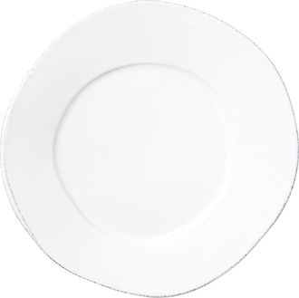 Vietri Lastra White American Dinner Plate