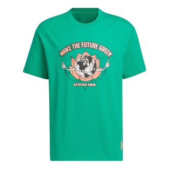adidas Neo City Escape T-Shirts Asia Sizing Green IA6849