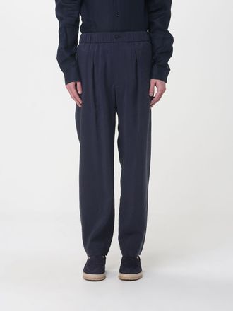 Giorgio Armani Pants Men color Blue