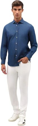 Boglioli Hombre, Camisas, Azul, Talla: L