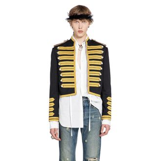 Ann Demeulemeester Set Embroidered Marsina Jacket