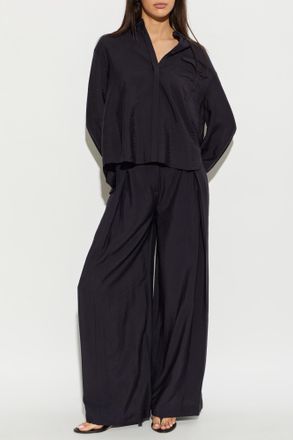 Emporio Armani Shirt With Pocket, Womens, Black