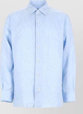 Ermenegildo Zegna long sleeve shirt straight cut collar