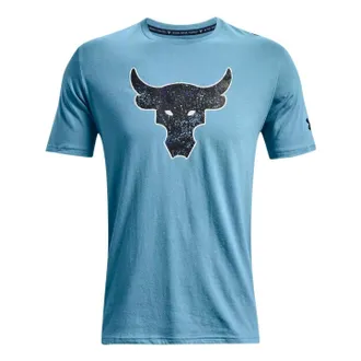 Under Armour Project Rock Brahma Bull Short Sleeve T-shirt Sky Blue 1371214-416