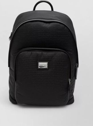 Emporio Armani logo print backpack