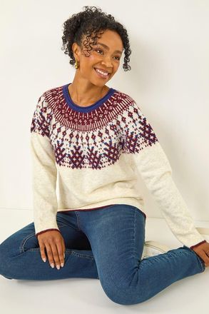 Roman Fairisle Neppy Knit Jumper