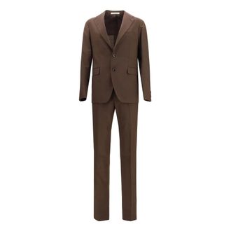 Tagliatore Traje de Solapa Cruzada - Suits - Hombre - Marr&oacute;n - L