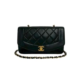Chanel Pre-owned Vintage Schoudertas - Dames - Pre-owned - Zwart - Maat: ONE Size Leer