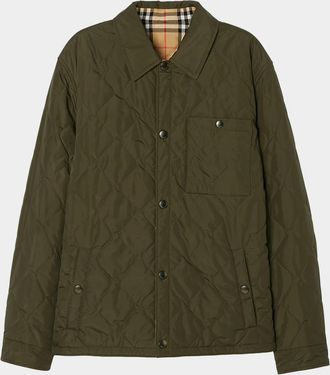 Burberry Brighton Reversible Quilted Overshirt