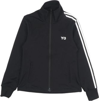 Yohji Yamamoto W Track Top - Dames - Vesten met rits - Zwart - S - Nylon - Hoodies & sweatvesten