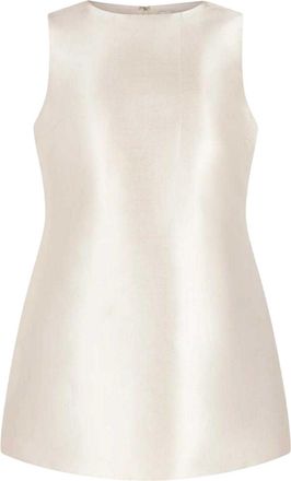 Odd Muse Dames De Ultieme Satijnen Mouwloze Shiftjurk (Roze Blush)