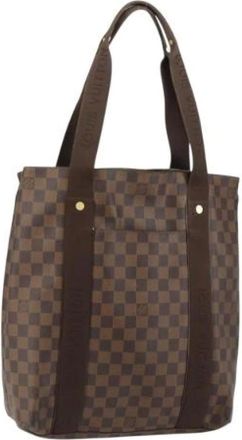 Louis Vuitton Pre-owned Tote Bags, female, Brown, Size: ONE SIZE Pre-owned Canvas Tote