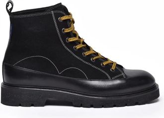 Paul Smith Leather Boot Rubber Sole - Black