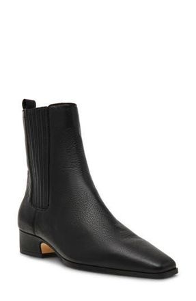 Steve Madden Dorothea Bootie in Black Leather at Nordstrom Rack, Size 7