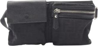 Fendi Pre-owned Belt Bags, male, Black, Size: ONE SIZE Pre-owned Zucca Fanny Pack