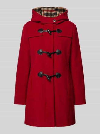 Gil Bret Shaped Fit Wollmantel mit Kaschmir-Anteil in Rot, Gr&ouml;&szlig;e 44