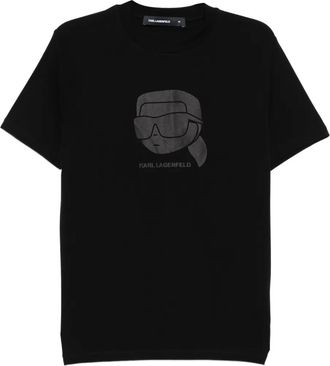 Karl Lagerfeld T-shirt con logo - Nero