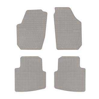 OEM Alfombrillas De Goma Para Coche: Skoda Roomster Kombivan (2006-2015) - Color Gris A Juego