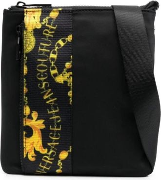 Versace Jeans Couture Stijlvolle Tassen Collectie - Heren - Schoudertassen - Zwart - ONE Size - Tassen